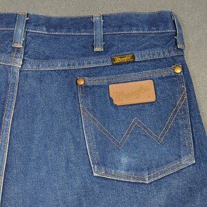 Wrangler VTG Jeans Men's 38x36 Fits 36x33 Blue 936DEN Cowboy Cut Slim USA Made
